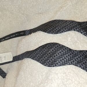 Black and White Patterned Bra